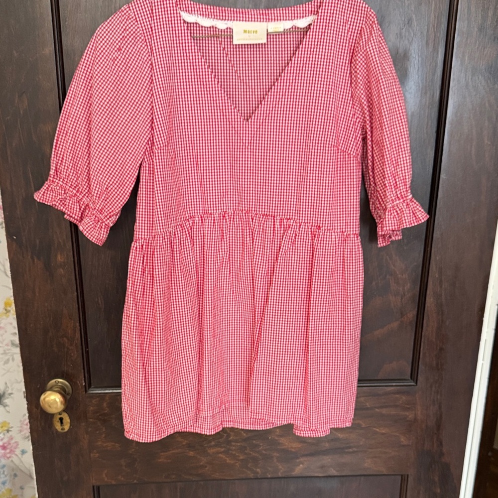 Maeve Red Gingham Women's Top